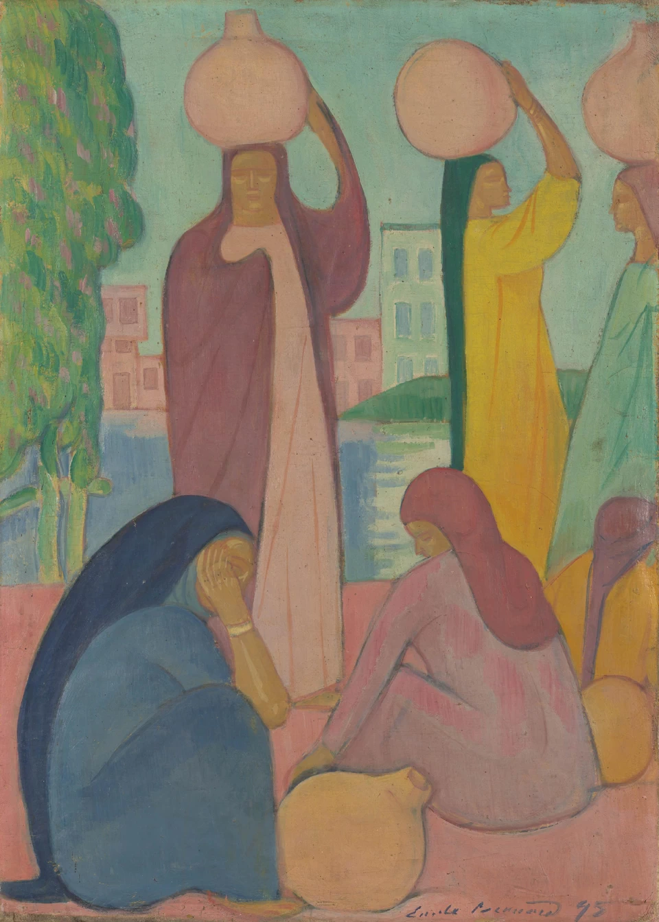 Femmes au bord de l'eau avec des jarres 1895 Van Gogh Museum, Amsterdam